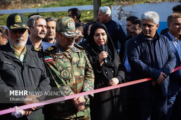 آئین افتتاح پروژه تقاطع غیرهمسطح «تکیه چمن» سنندج