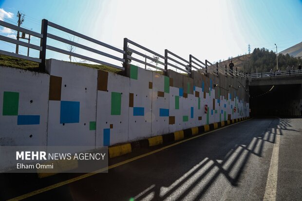 آئین افتتاح پروژه تقاطع غیرهمسطح «تکیه چمن» سنندج