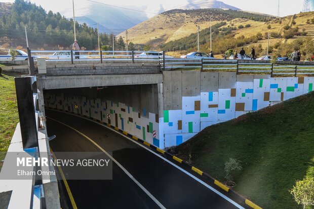 آئین افتتاح پروژه تقاطع غیرهمسطح «تکیه چمن» سنندج