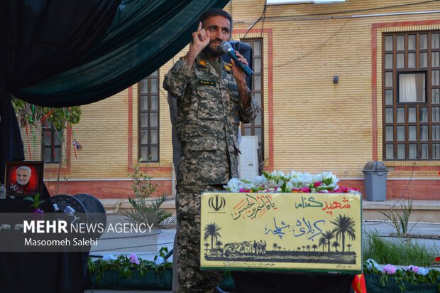 تشییع شهید گمنام بندرعباس