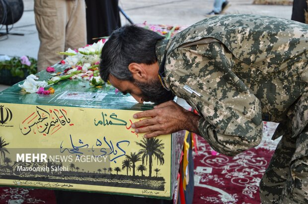 تشییع شهید گمنام بندرعباس