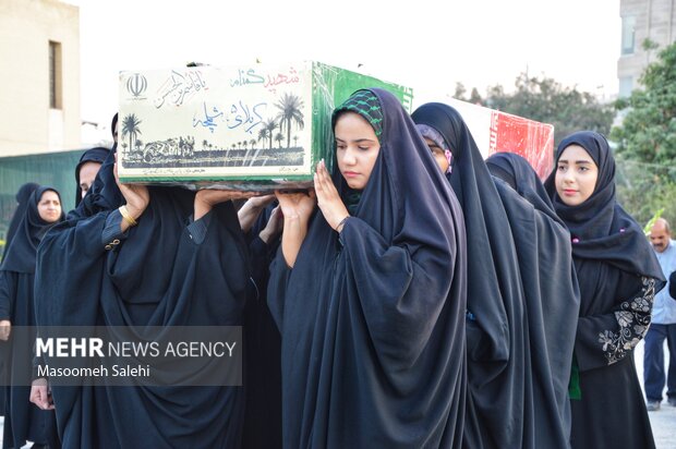 تشییع شهید گمنام بندرعباس