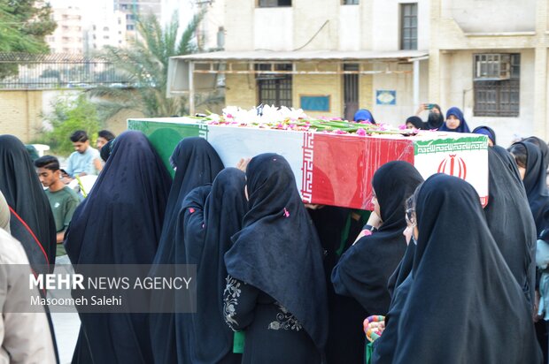 تشییع شهید گمنام بندرعباس