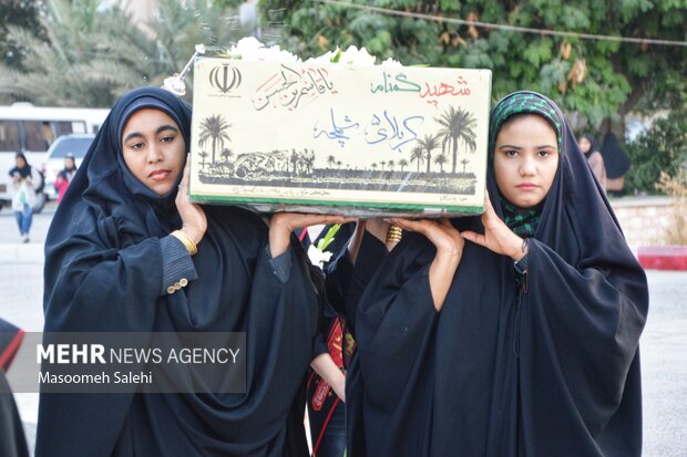 تشییع شهید گمنام بندرعباس