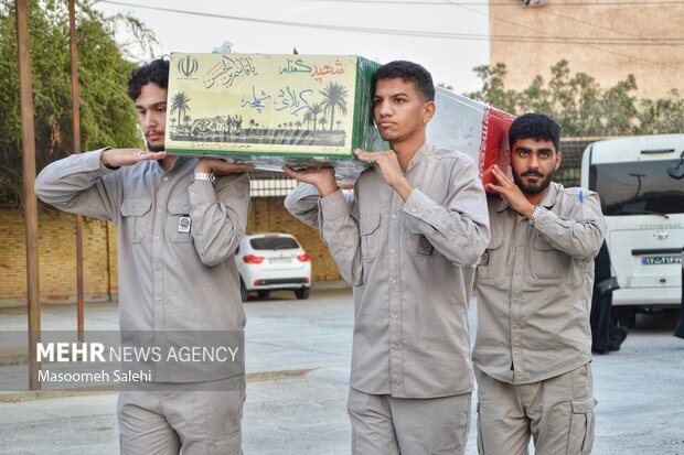 تشییع شهید گمنام بندرعباس