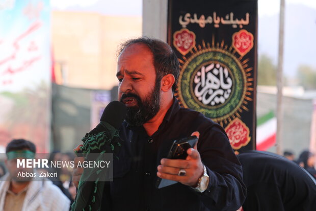 تشییع و خاکسپاری شهید گمنام در میناب