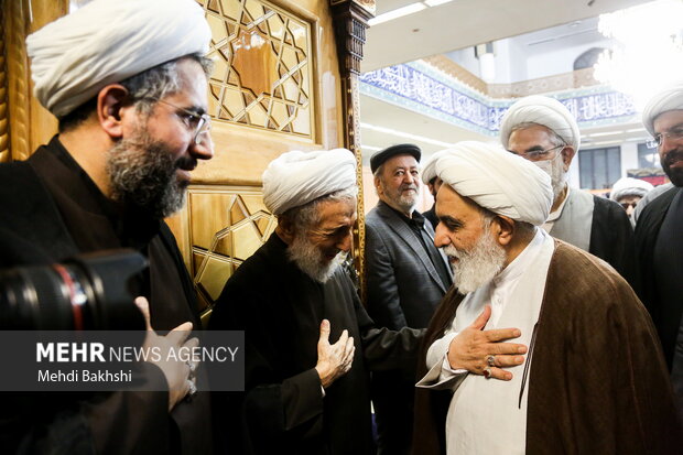 مراسم ختم پسر حجت الاسلام صدیقی در قم