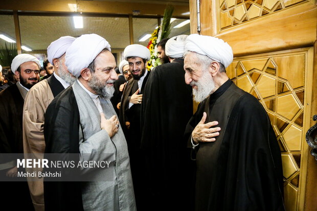 مراسم ختم پسر حجت الاسلام صدیقی در قم