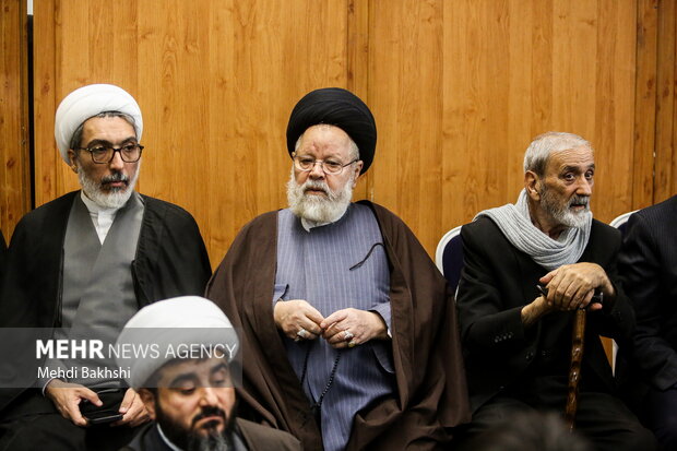 مراسم ختم پسر حجت الاسلام صدیقی در قم