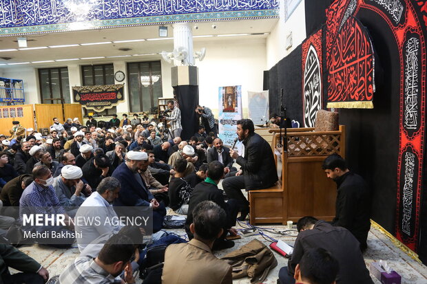 مراسم ختم پسر حجت الاسلام صدیقی در قم