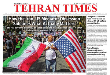Front pages of Iran's English dailies on December 3