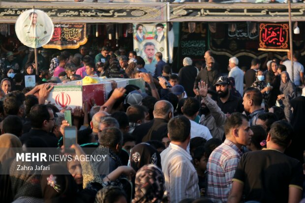 تشییع شهید گمنام بندرعباس