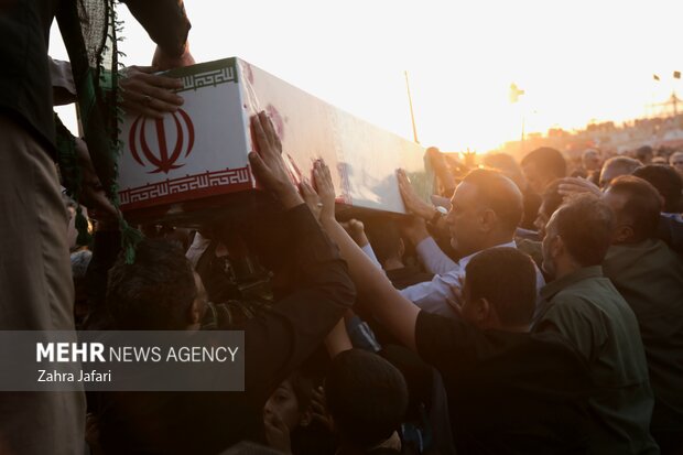 تشییع شهید گمنام بندرعباس