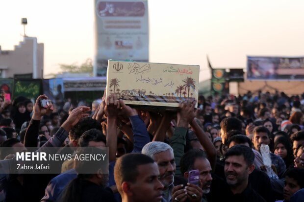 تشییع شهید گمنام بندرعباس