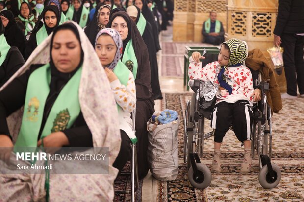 تشرف زیارت اولی های توانیاب سراسر کشور به حرم مطهر رضوی