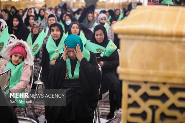 تشرف زیارت اولی های توانیاب سراسر کشور به حرم مطهر رضوی