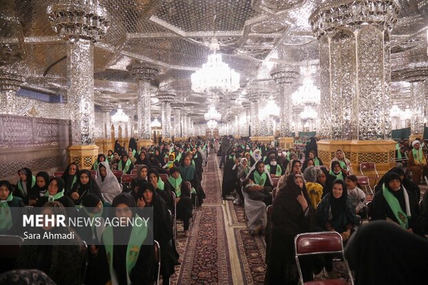 تشرف زیارت اولی های توانیاب سراسر کشور به حرم مطهر رضوی