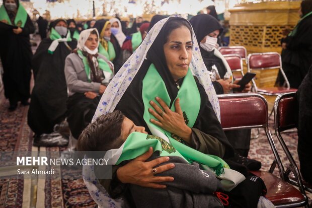 تشرف زیارت اولی های توانیاب سراسر کشور به حرم مطهر رضوی