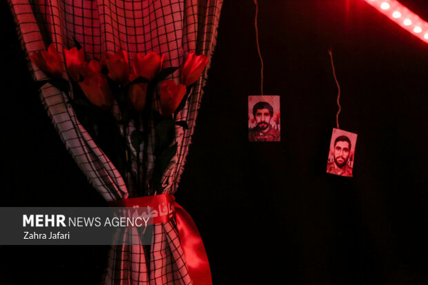 تشییع دو شهید گمنام در دانشگاه فرهنگیان پردیس فاطمه الزهرا بندعباس