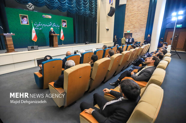 دیدار اقشار مختلف مردم استان یزد با رئیس قوه قضائیه