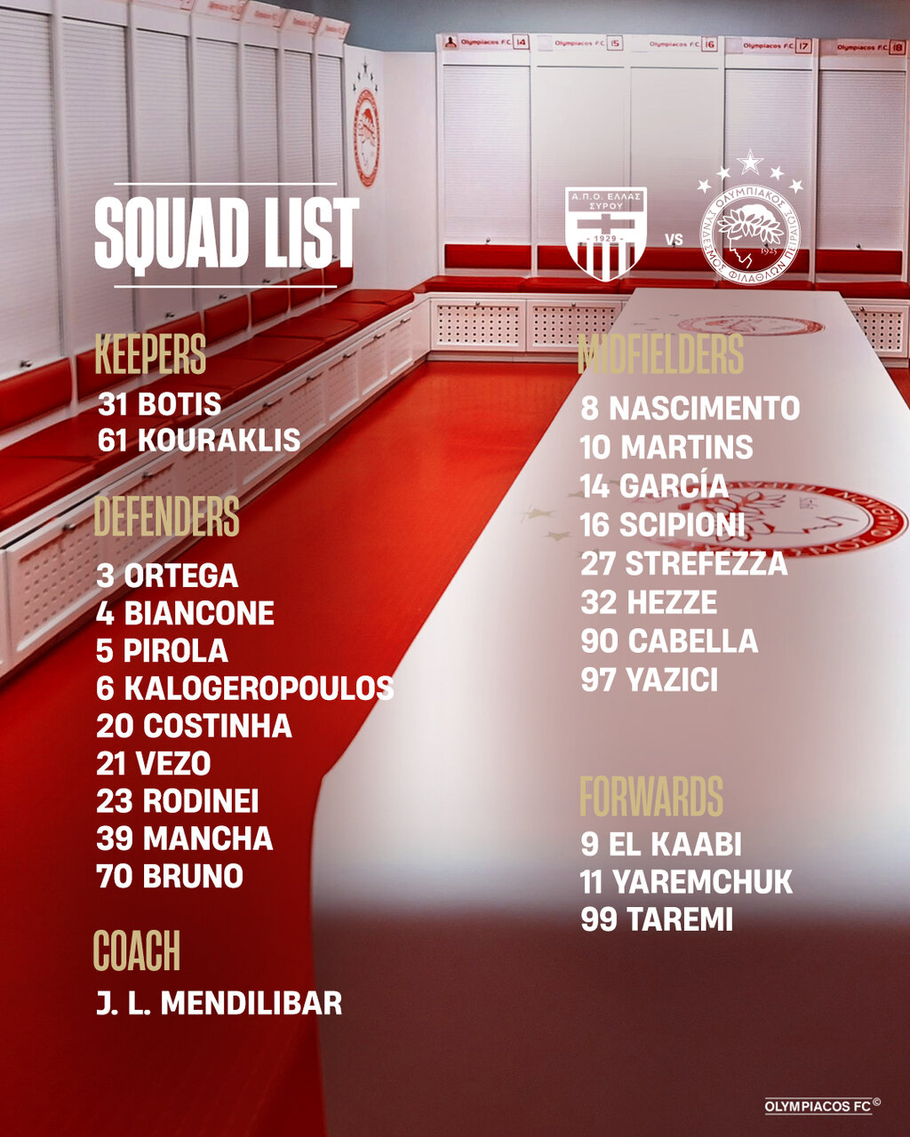 طارمی در فهرست نهایی المپیاکوس برای جام حذفی یونان