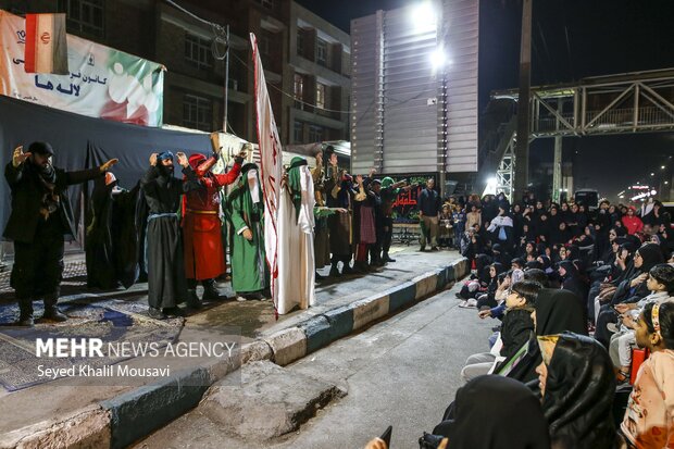 نمایش خیابانی شام شهادت حضرت ام البنین (س)