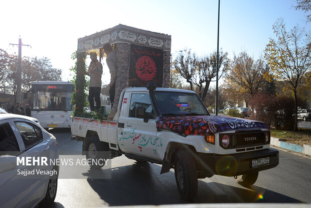 تشییع شهید گمنام در همدان