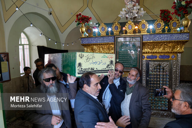 تشییع باشکوه شهید گمنام در روستای سورک