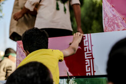 پیکر شهید مدافع امنیت در کیش تشییع شد