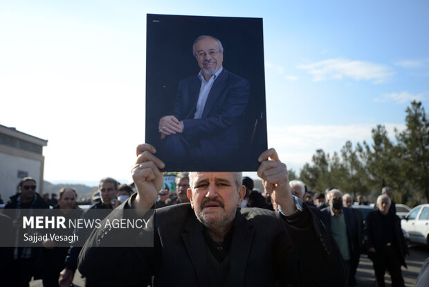 بدرقه و خاکسپاری استاد میرهاشم میری در همدان