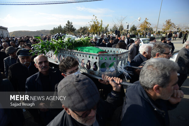 بدرقه و خاکسپاری استاد میرهاشم میری در همدان