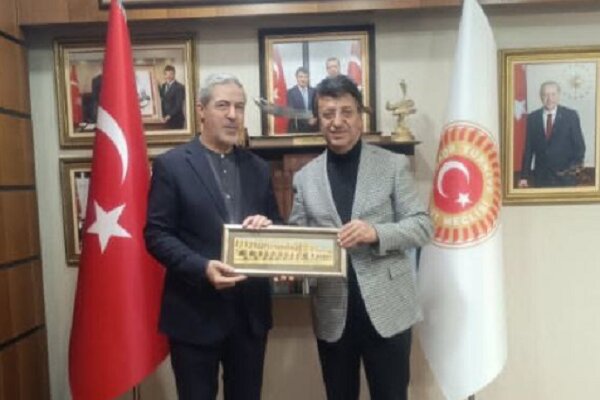 Türkmenoğlu İranlı diplomat ile bir araya geldi