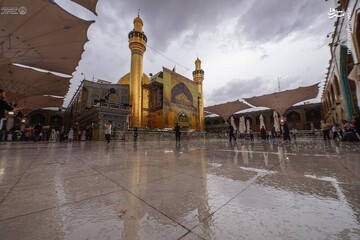 VIDEO: Raining at holy shrine of Hazrat Ali (AS) in Najaf