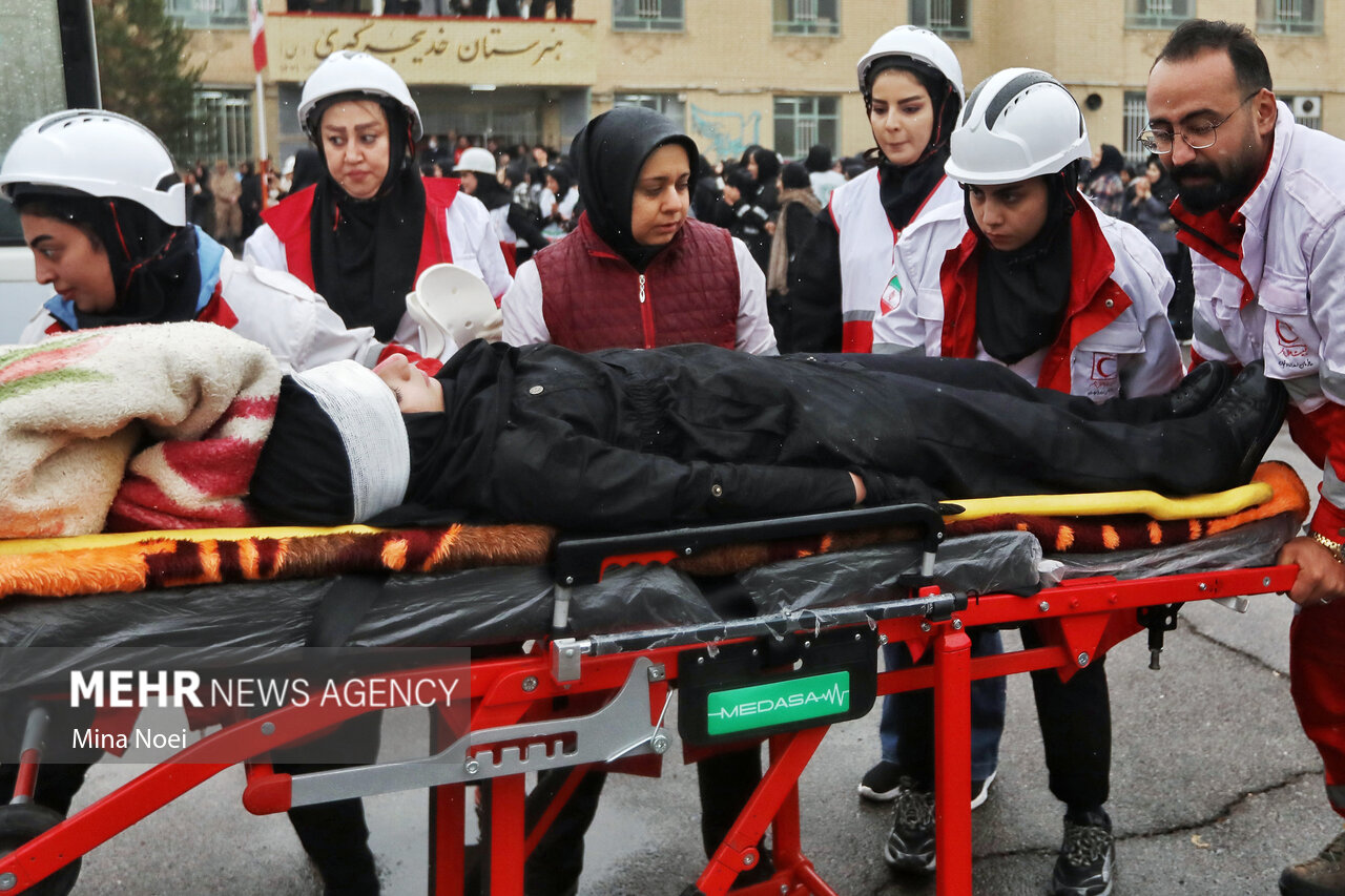 مانور،ايمني،زلزله،اصفهان،آمادگي،اجراي