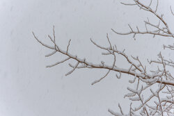 اولین برف پاییزی قله تشگر هماگ را سفیدپوش کرد