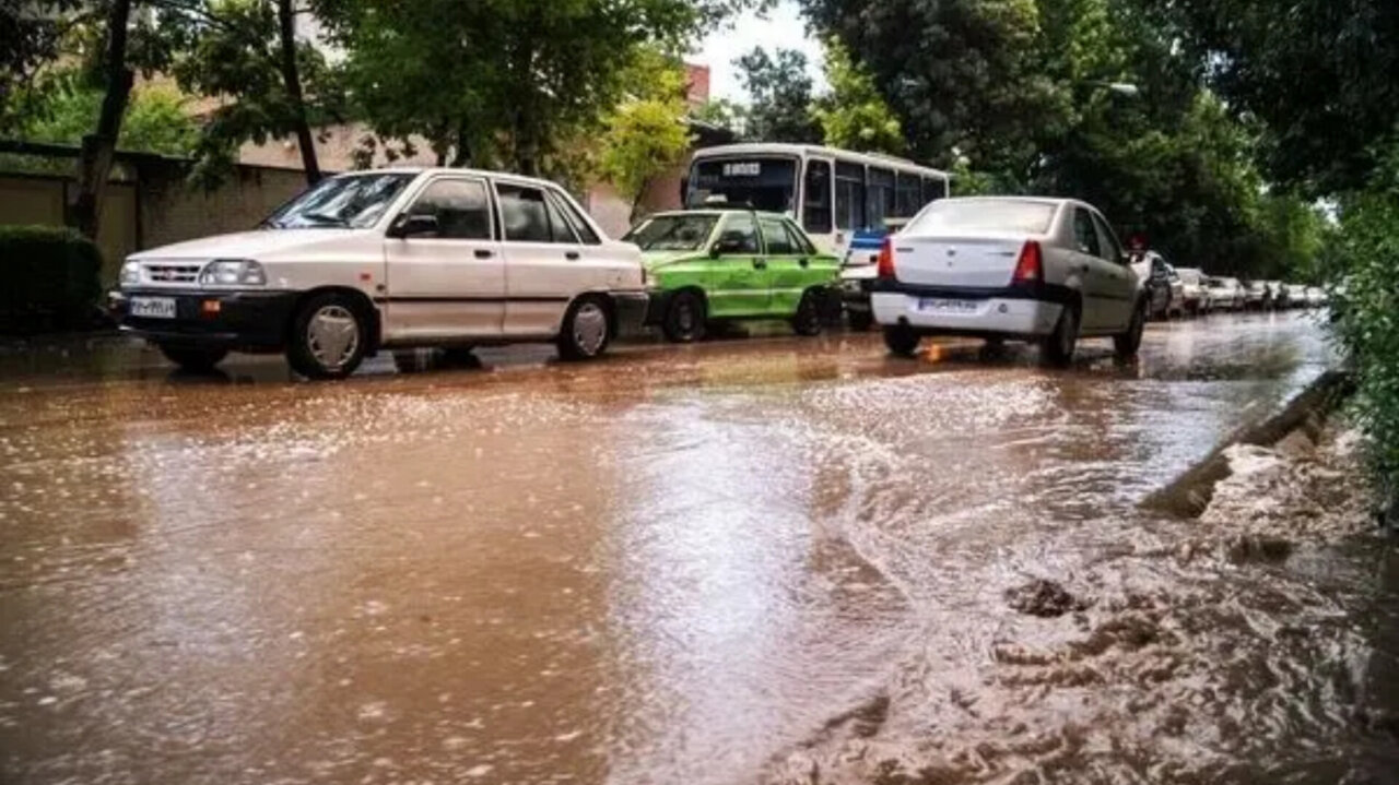 بارش شدید باران در چابکسر