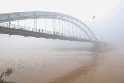 اهواز در مه