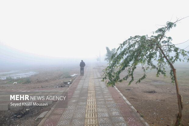 اهواز در مه