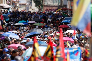 احتجاجات على مستوى البلاد في فنزويلا ضد الإجراءات الأمريكية في منطقة البحر الكاريبي