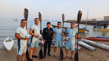 پیشکسوتان قایقرانی بوشهر خوش درخشیدند