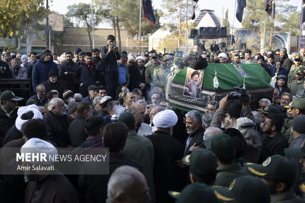 وداع استان سمنان با آیت الله شاهچراغی