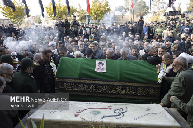 وداع استان سمنان با آیت الله شاهچراغی