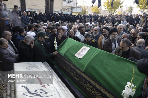 وداع استان سمنان با آیت الله شاهچراغی