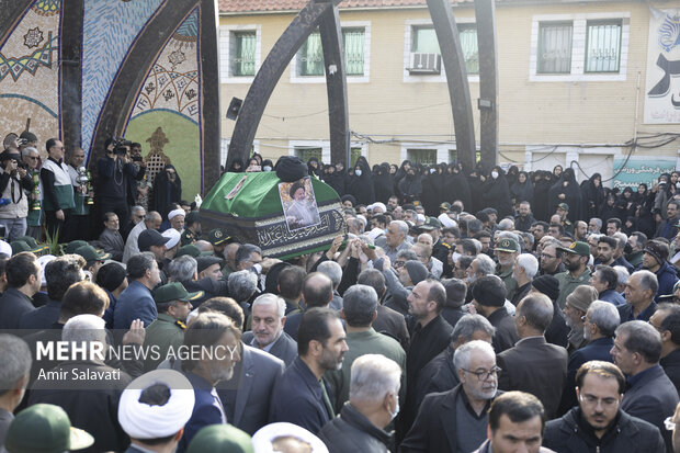 وداع استان سمنان با آیت الله شاهچراغی