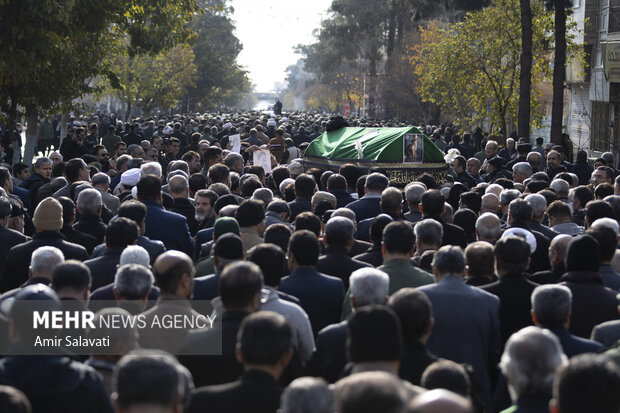 وداع استان سمنان با آیت الله شاهچراغی