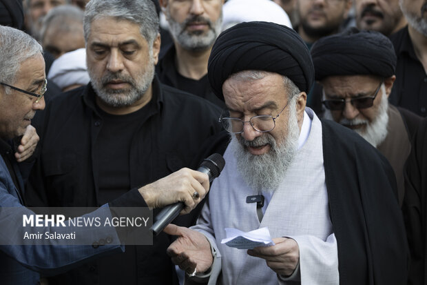 وداع استان سمنان با آیت الله شاهچراغی