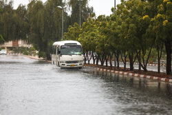 وضعیت آبگرفتگی در محلات بالای شهر بندرعباس