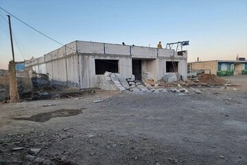 مدرسه شهید صالحی سیرزار کلات به پیشرفت ۷۵ درصدی رسید