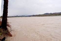 طغیان رودخانه فصلی جغین