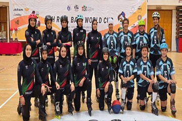 صعود تیم دختران اسکیت رولبال به نیمه نهایی